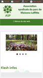 Mobile Screenshot of parcmaisonslaffitte.org